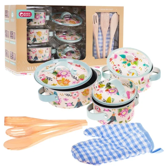 Set Aluminijskih Lonaca Za Djecu 3+ 10 Dijelova 1