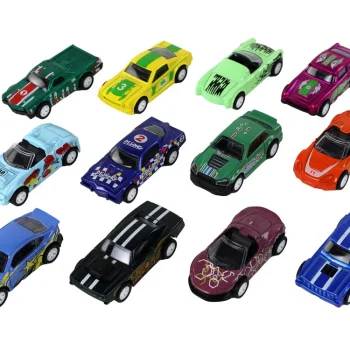 Set Autića S Pogonom Na Trenje, 12 Komada, 1:64 2