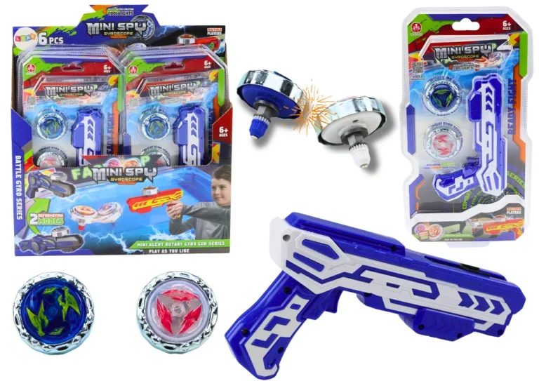 Set Bacača S 2 Metalna Diska, Plava Svjetla 1
