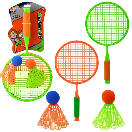 Set Badmintonskih Reketa 2 Reketa, 2 Pera I Loptica 1