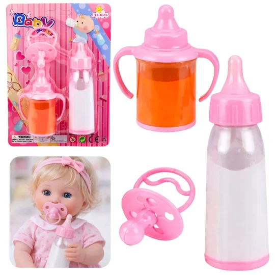 Set Bočica Za Lutke S Nestajućom Tekućinom, Sok I Mlijeko 1