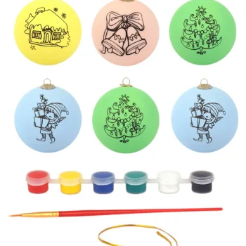 Set Božićnih Kuglica S Bojama 5