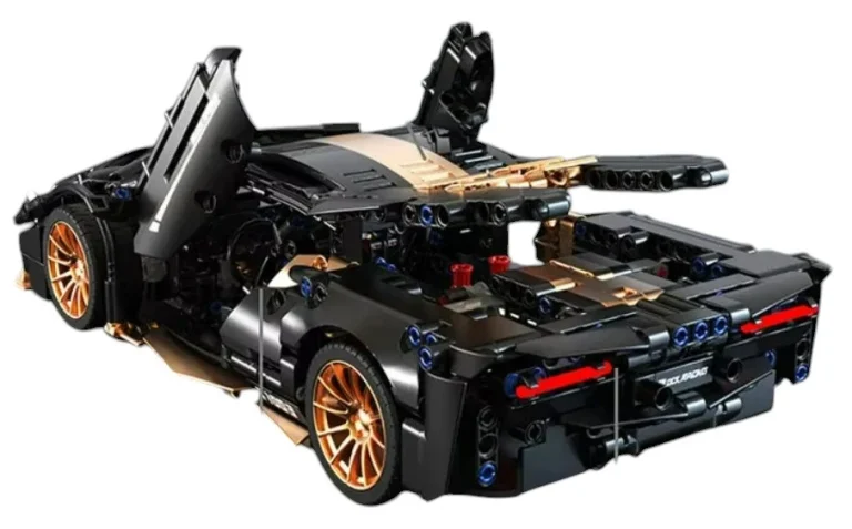 Set Crno Zlatnih Kockica Sportski Automobil 1:14, 1309 Dijelova 4