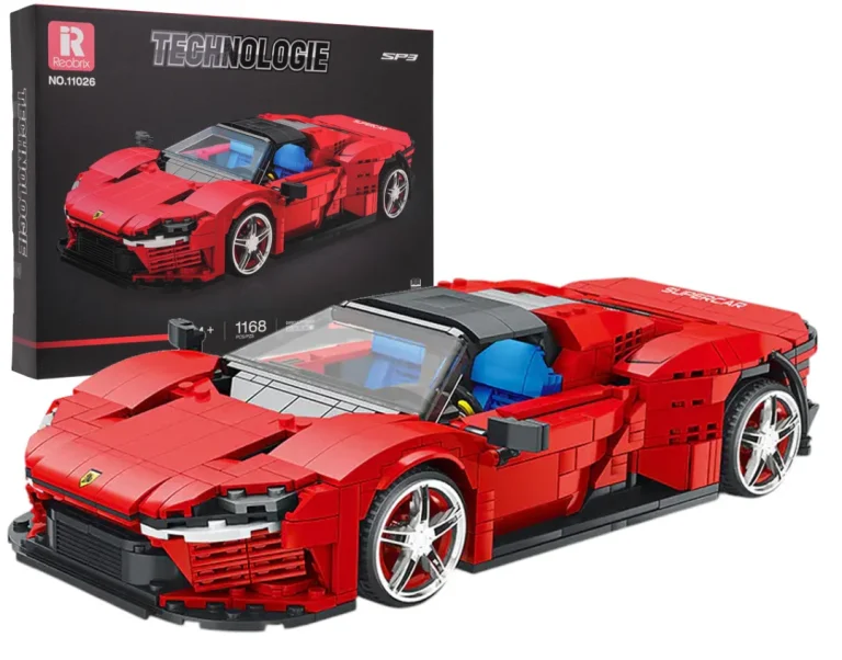 Set Crvenih Kockica Sportski Automobil Sp3, 1168 Dijelova 1