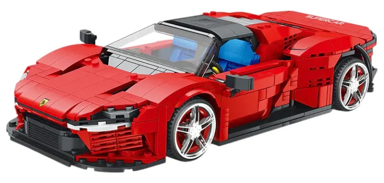Set Crvenih Kockica Sportski Automobil Sp3, 1168 Dijelova 2