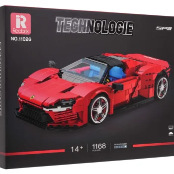 Set Crvenih Kockica Sportski Automobil Sp3, 1168 Dijelova 5