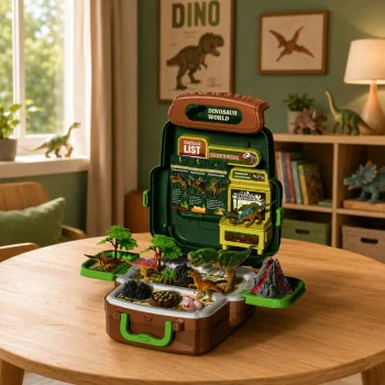 Set Dinosaura U Ruksaku Koferu S Karticama 30 Kom 3