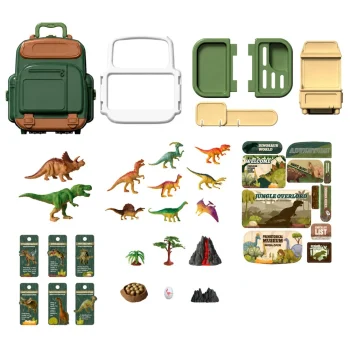 Set Dinosaura U Ruksaku Koferu S Karticama 30 Kom 4