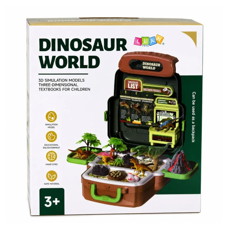 Set Dinosaura U Ruksaku Koferu S Karticama 30 Kom 6