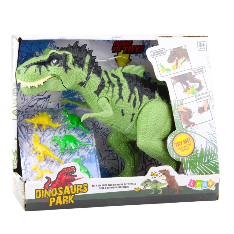 Set Dinosaura Zeleni S Figurama, Pokretom I Zvukom 4