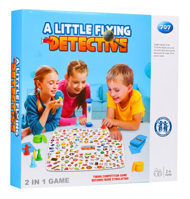 Set Društvenih Igara 2 U 1 Kinezi U Zračnoj Luci + Detektiv Za Djecu 4+ 1
