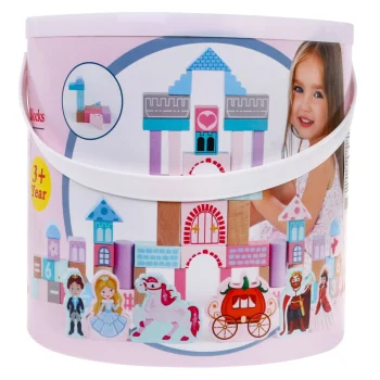 Set Drvenih Kocki Princeza U Dvorcu Sa Sorterom 3+ 11