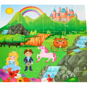 Set Drvenih Kocki Princeza U Dvorcu Sa Sorterom 3+ 8