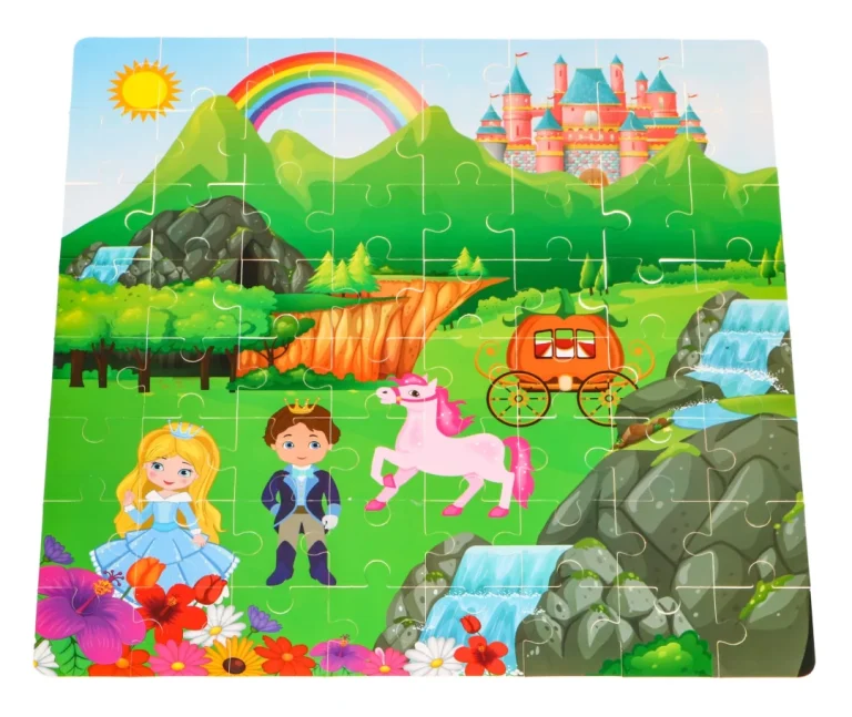 Set Drvenih Kocki Princeza U Dvorcu Sa Sorterom 3+ 8
