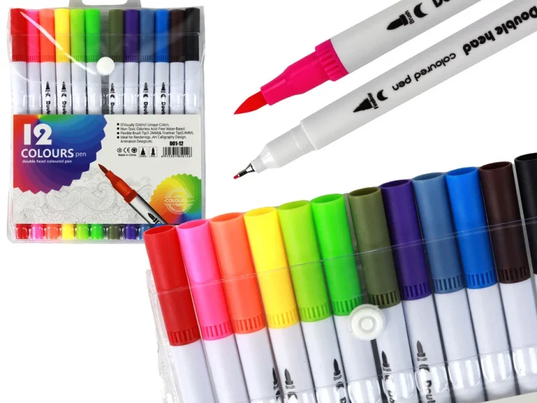 Set Dvostranih Markera U Organizatoru, 12 Komada 1