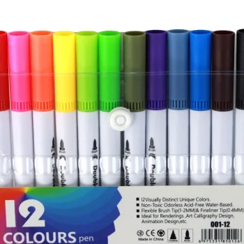 Set Dvostranih Markera U Organizatoru, 12 Komada 3
