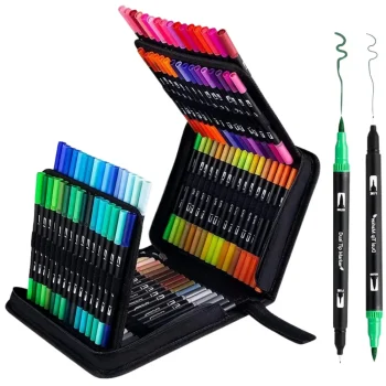Set Dvostranih Vodootpornih Markera, 120 Komada 2