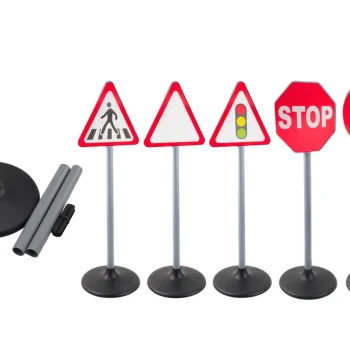 Set Edukativnih Prometnih Znakova Upozorenja, 5 Komada, 70 Cm 2