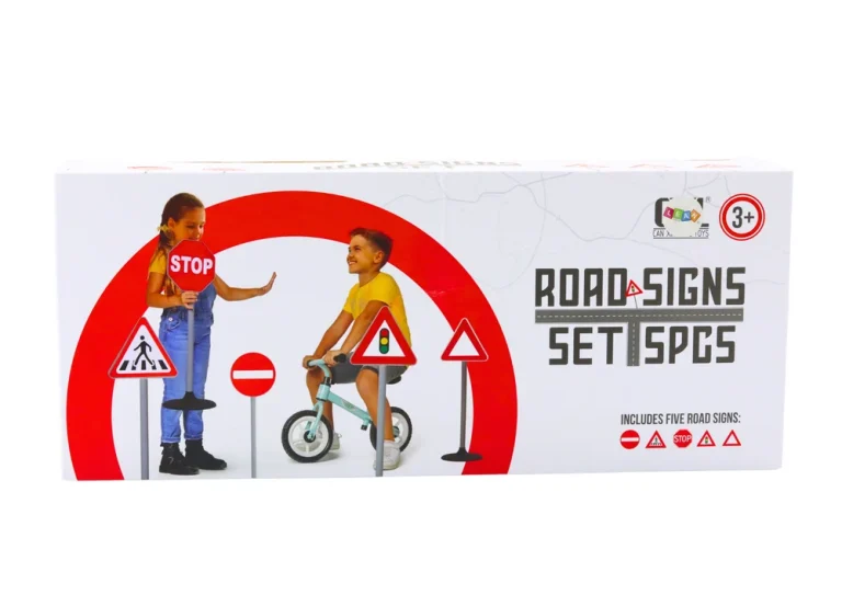 Set Edukativnih Prometnih Znakova Upozorenja, 5 Komada, 70 Cm 3