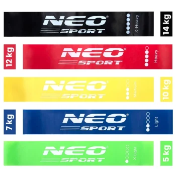 Set Elastičnih Traka Za Vježbanje Neo Sport Ns 959, 5 Komada 4