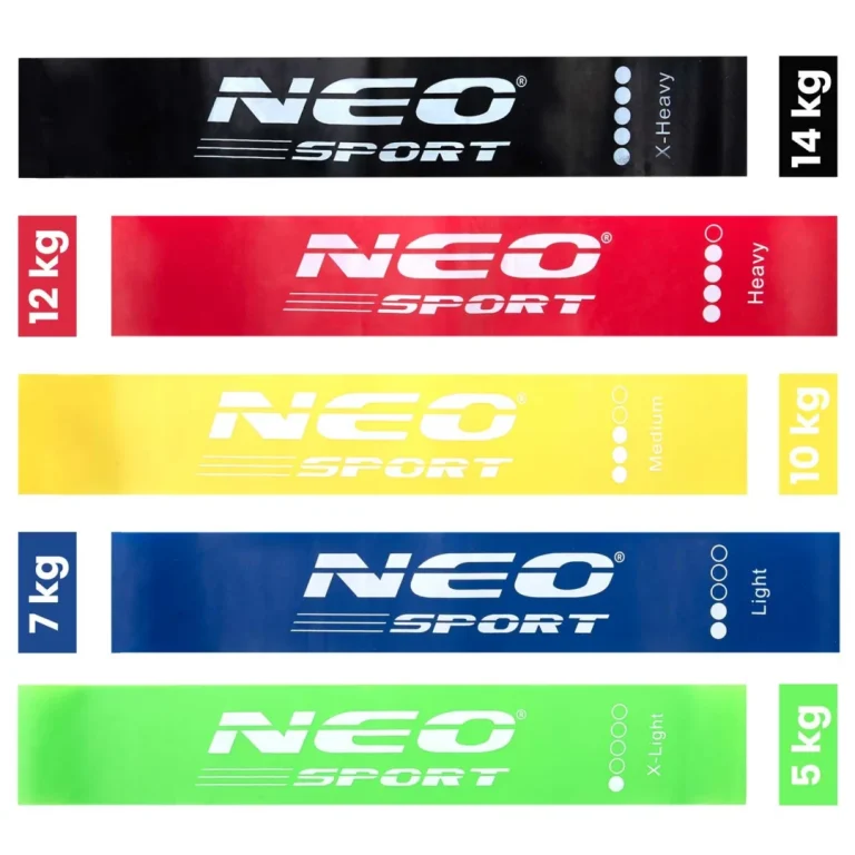 Set Elastičnih Traka Za Vježbanje Neo Sport Ns 959, 5 Komada 4