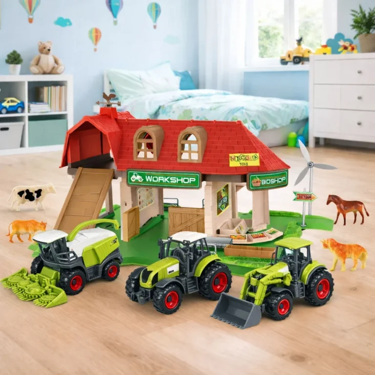 Set Farme S Traktorima I životinjama 42 Dijela 3