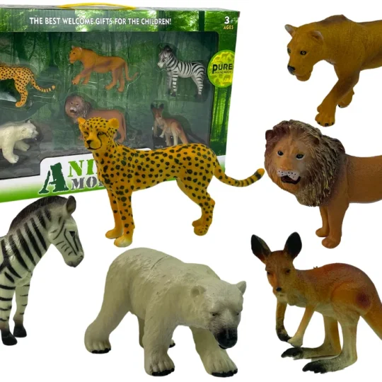 Set Figurica Divljih životinja Klokan I Zebra 1