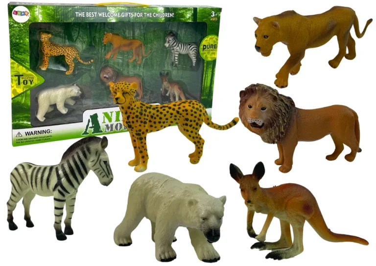 Set Figurica Divljih životinja Klokan I Zebra 1