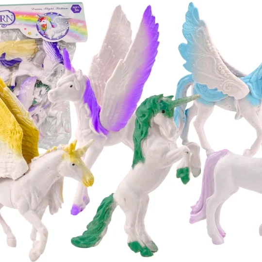 Set Figurica Jednoroga Pegaza Bijela Magija 6 Kom 1