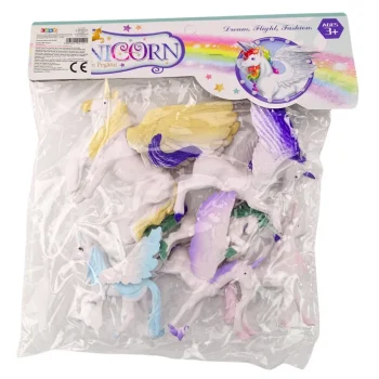 Set Figurica Jednoroga Pegaza Bijela Magija 6 Kom 3
