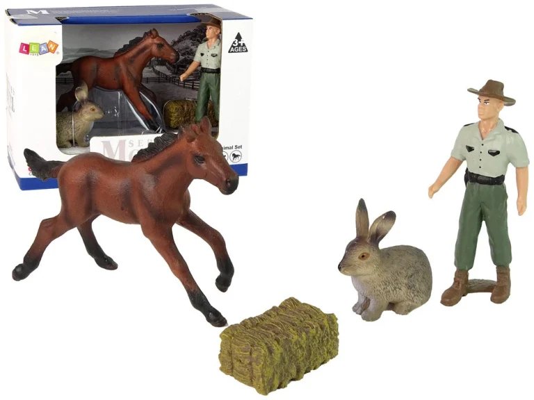 Set Figurica: Konj, Zec I Farmer 1