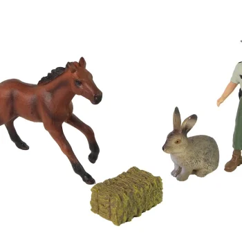 Set Figurica: Konj, Zec I Farmer 2