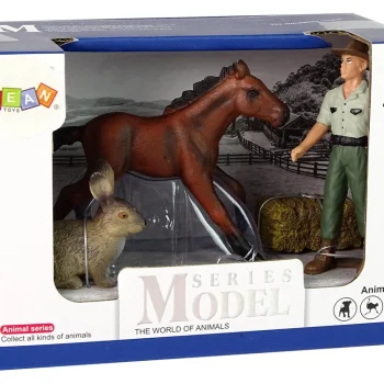 Set Figurica: Konj, Zec I Farmer 3