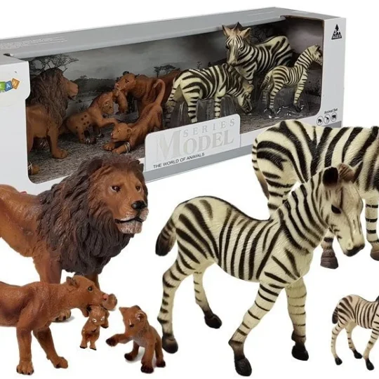 Set Figurica Lavovi I Zebre Afrika 7 Kom 1