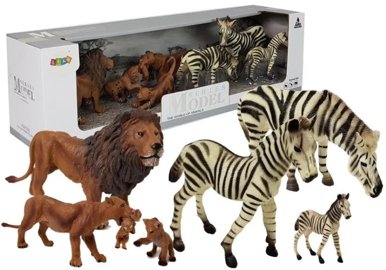 Set Figurica Lavovi I Zebre Afrika 7 Kom 1