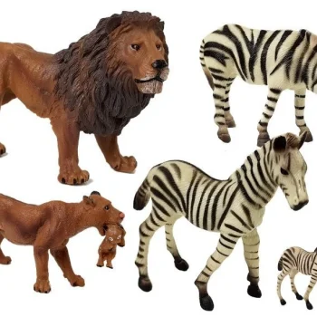 Set Figurica Lavovi I Zebre Afrika 7 Kom 3