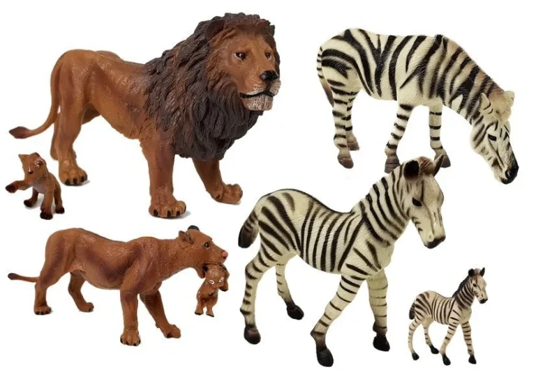 Set Figurica Lavovi I Zebre Afrika 7 Kom 3