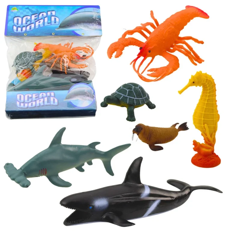 Set Figurica Morskih životinja 6 Kom 1