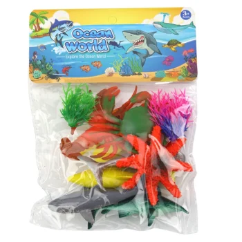 Set Figurica Morskih životinja S Vodenim Biljkama 8 Dijelova 3