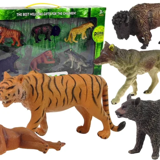 Set Figurica šumskih životinja Medvjed I Tigar 1