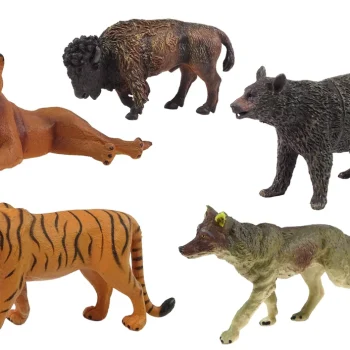 Set Figurica šumskih životinja Medvjed I Tigar 3