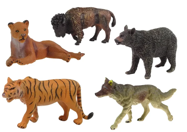 Set Figurica šumskih životinja Medvjed I Tigar 3