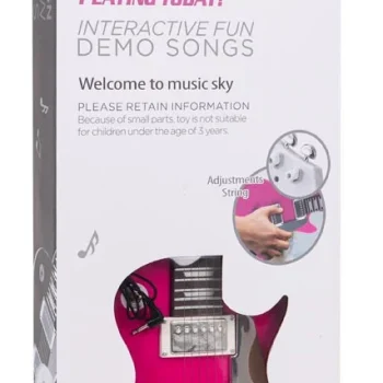 Set Gitare I Mikrofona Ružičasti 3+ 7