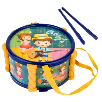 Set Glazbenih Instrumenata Za Djecu Bubanj, Truba, Zvečke I Palice 2