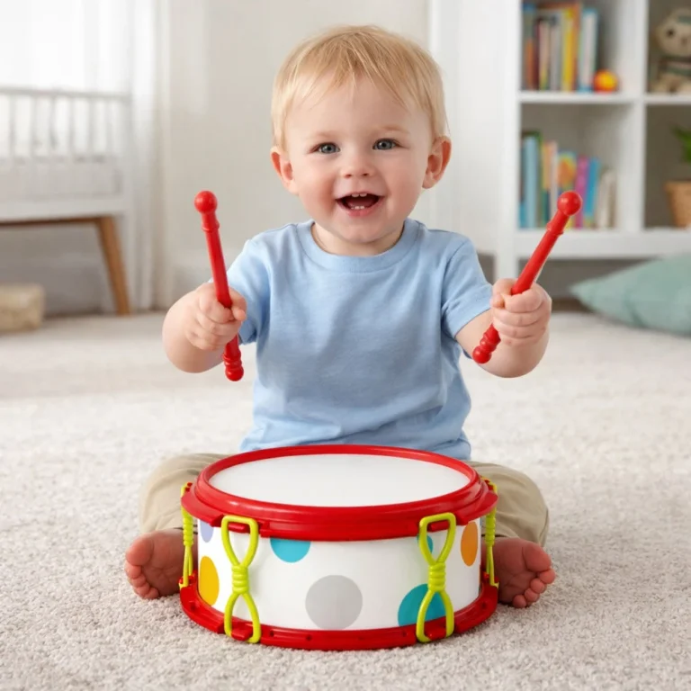 Set Glazbenih Instrumenata Za Djecu, Bubanj, Zvečke, Tamburin, 6 Kom 3