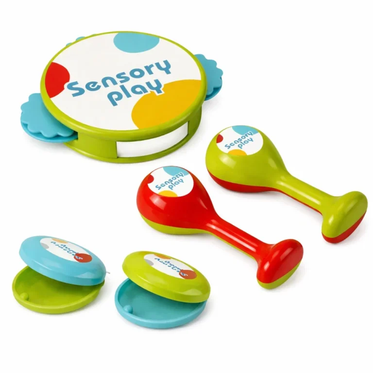 Set Glazbenih Instrumenata Za Djecu, Bubanj, Zvečke, Tamburin, 6 Kom 4