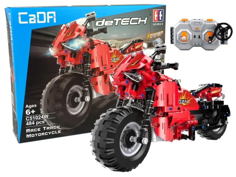 Set Građevinskih Blokova Cada R/c Motocikl 2,4g, 484 Kom 1