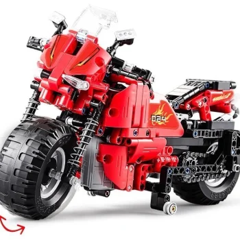 Set Građevinskih Blokova Cada R/c Motocikl 2,4g, 484 Kom 5