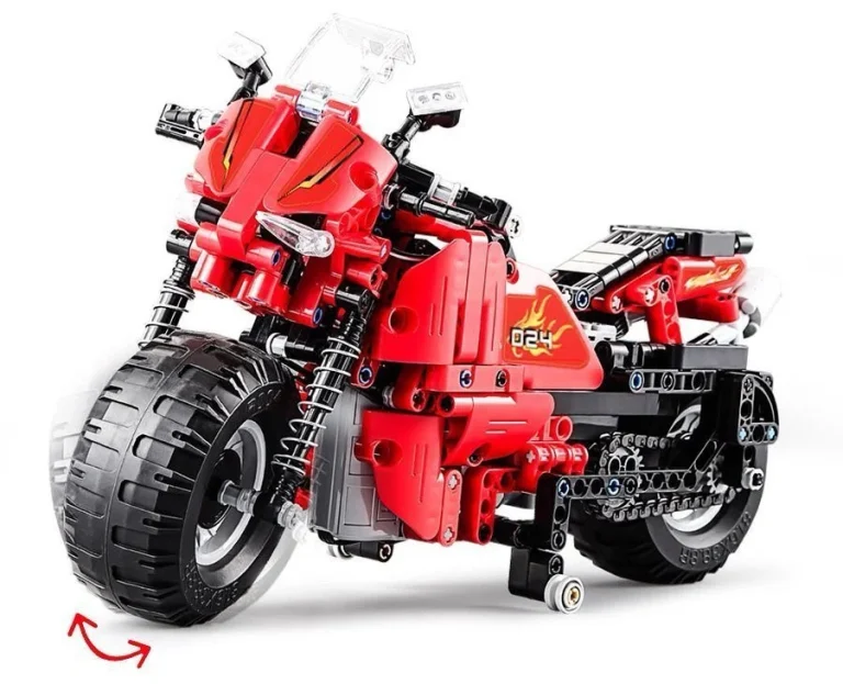 Set Građevinskih Blokova Cada R/c Motocikl 2,4g, 484 Kom 5