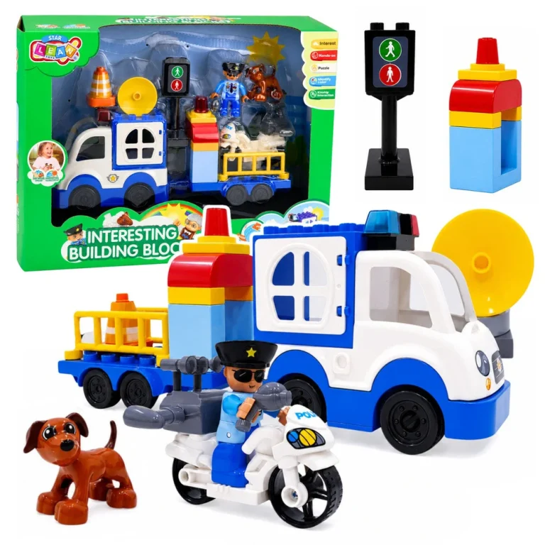 Set Građevinskih Blokova Policijski Automobil 1